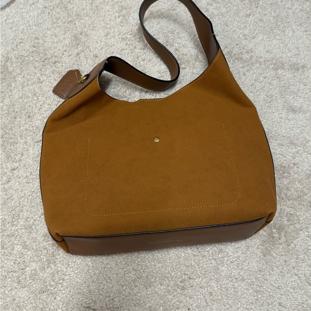 Tan Suede Handbag